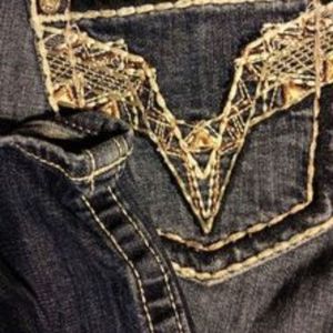 Vigoss jeans capris women's size 7/8 length 21